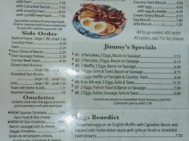 Jimmy's Family menu