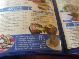 Pupuseria El Zunzal menu