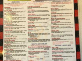 Oscar's Cafe menu