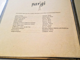 Parigi menu