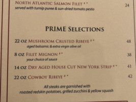 American Prime menu