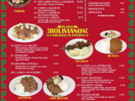 Betty's Grill menu