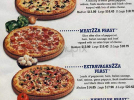 Pizza Hut menu