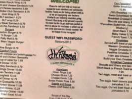 J W Filmore's Family menu