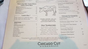 Chicago Cut Steakhouse food