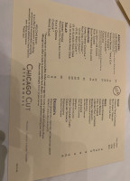 Chicago Cut Steakhouse menu