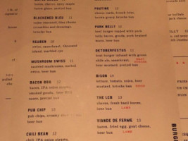 Main Mill Brewing Company menu