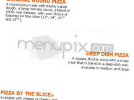 Domino's Pizza menu