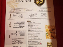 Chee Peng Chinese menu