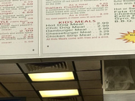 Super Gyro's menu