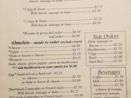 Pack'er Inn menu