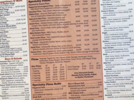 Riverside Pizza menu