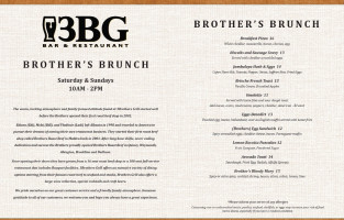 3brothers Grill Bar And Restaurant menu