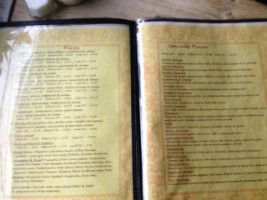 Avanti Pizza Pasta menu