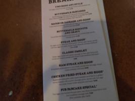 Village Pub menu