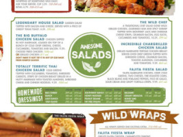 Wild Wing Cafe menu