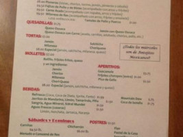 El Taco Loco Mexican Taqueria menu