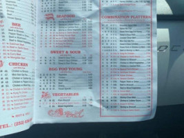 New Chinese Food Takeout menu