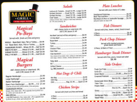 Magic Grill menu