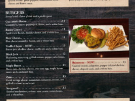 The Brownstone menu