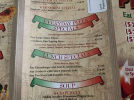 Bella Buono Pizza menu