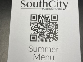 South City Publick House menu