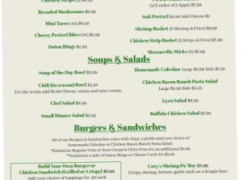 Froggy's menu