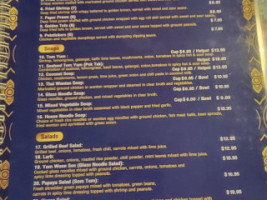 Thai Plates menu