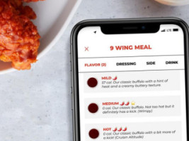 Wings Over Rutgers menu