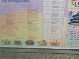 Gui Lin menu