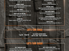 The Talk House menu