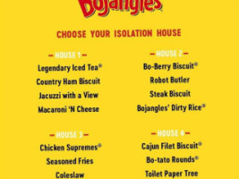 Bojangles ' Famous Chicken 'n Biscuits menu