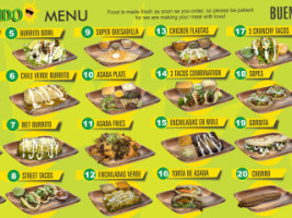 Cocina Mexico Lindo menu