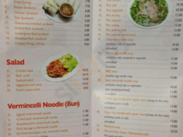 Pho Vietnam 4 menu