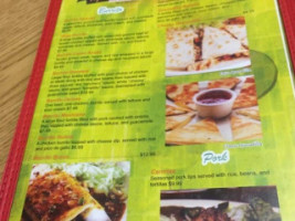 Vega's Burritos menu