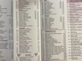 Asian Grill menu