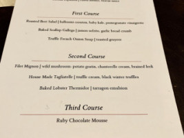 Alhambra menu