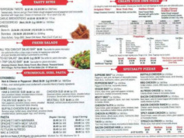 Pizza Inn menu