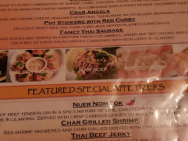 Surin Of Thailand menu