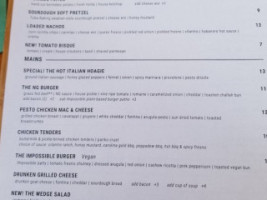 Nine Giant menu