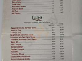 Salvo’s Pizza menu