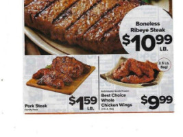 Cash Saver Pantry menu