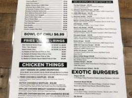 Urbn Flavourhaus Park Place menu