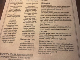 Mcgivney's Sports Grill menu