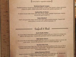 Trackers And Grill menu