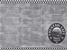 D J's Cafe Ii menu