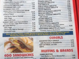 George's Diner And Cafe menu