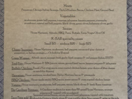 Emigrant Outpost menu