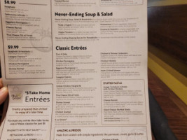 Olive Garden Italian menu