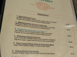 Viet Kitchen menu